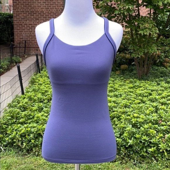 lululemon athletica Tops - Lululemon Purple Racerback Tank with Pocket